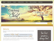 Tablet Screenshot of coachinginchrist.com